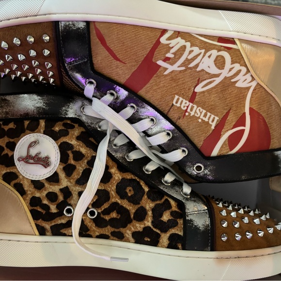 Christian louboutin lepoard sneaker. Brand new never worn. - Picture 2 of 4